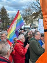 Immer dabei, wenn es um Demokratie und Frieden geht: Fritz Amann, 91