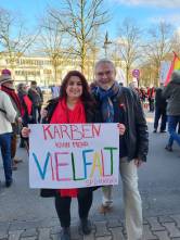 Stadtverordnete Angela Hermanns-Georgis und Ehrenstadtrat Hans Puchtinger