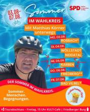 Sommertour-Plakat Wahlkreis