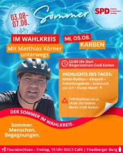 Sommertour-Plakat Karben