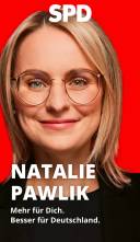 Natalie Pawlik, MdB, Direktkandidatin im Wahlkreis 176 - für eine starke Wetterau. Entwurf Wahlplakat