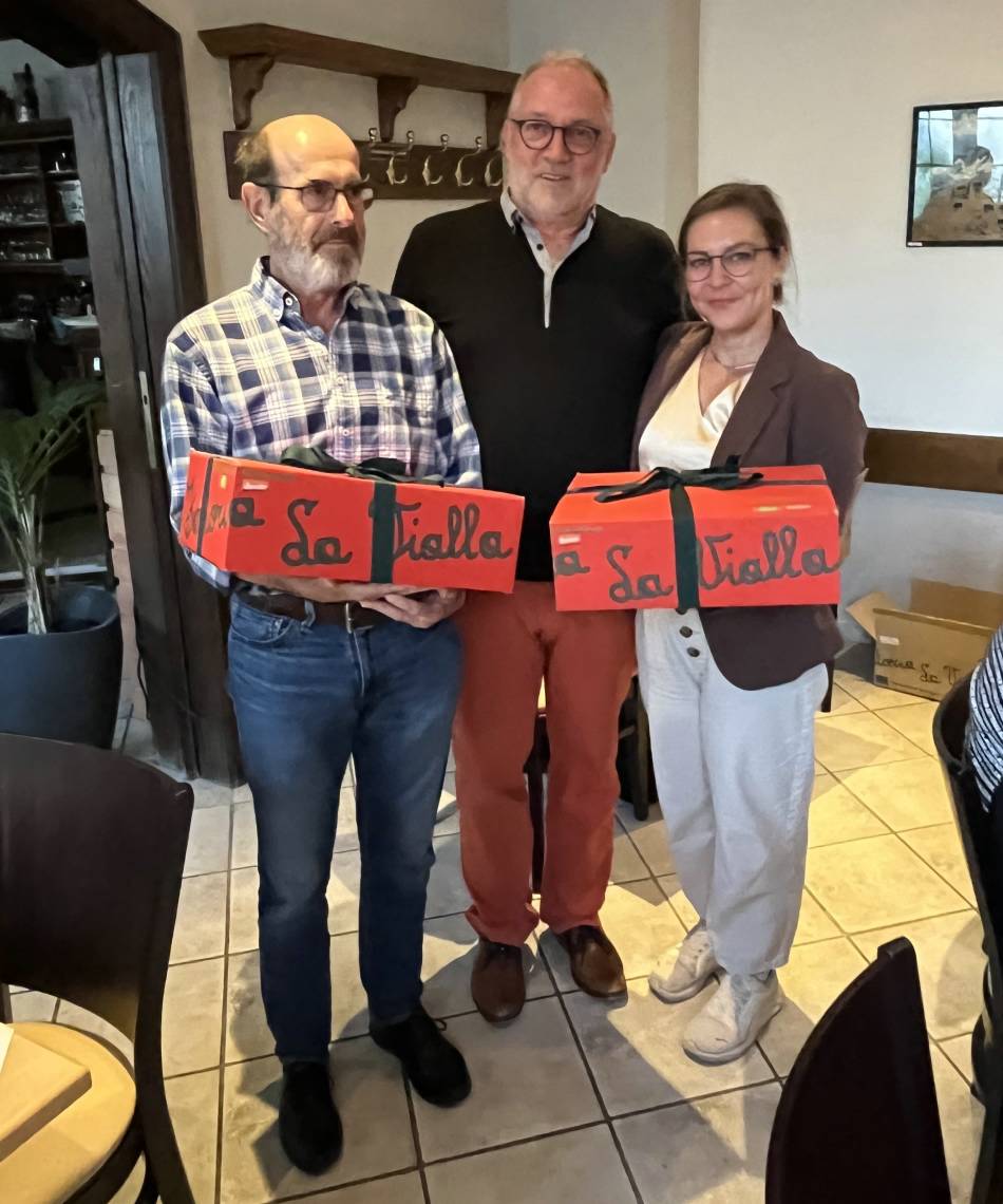 Danke! V.l.: Manfred Winter, Thomas Görlich, Nora Zado
